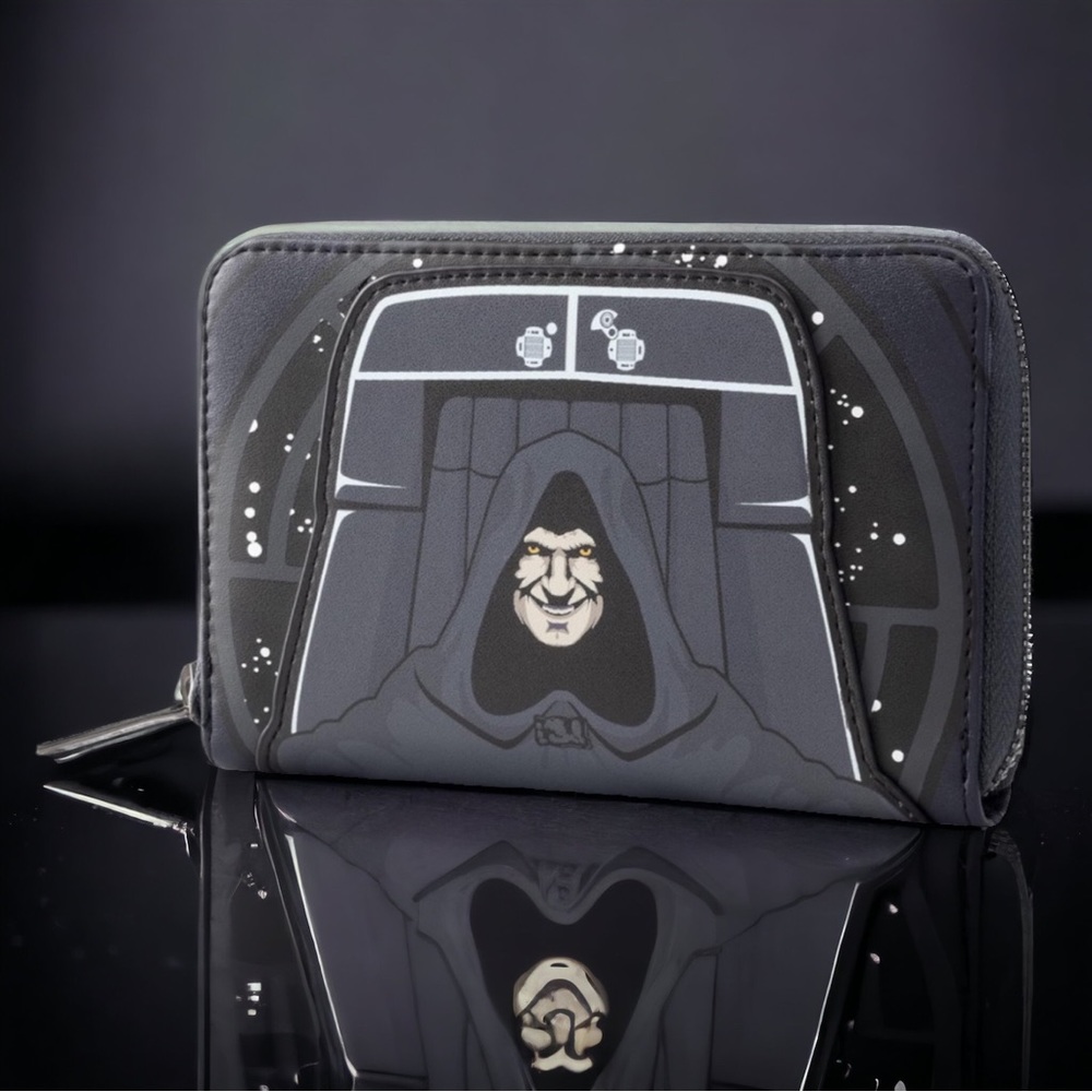 Loungefly Disney Star Wars Emperor Palpatine Zip Wallet